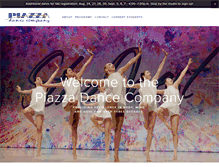 Tablet Screenshot of piazzadanceco.com